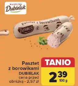 Carrefour Pasztet z borowikami Dubielak oferta