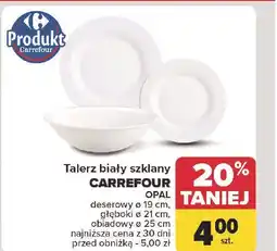 Carrefour Talerz głeboki 21 cm Carrefour oferta