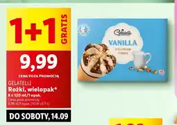 Lidl Lody rożek vanilla Gelatelli oferta