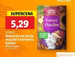 Lidl Makaron na bazie mączki z korzenia konjac Vitasia oferta