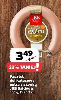Netto Pasztet delikatesowy extra z szynką Jbb bałdyga oferta