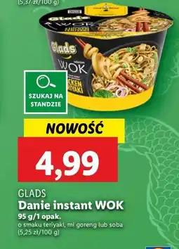 Lidl Danie wok soba Glads oferta