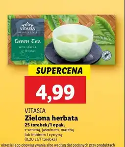 Lidl Herbata zielona Vitasia japan oferta