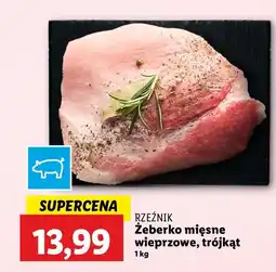 Lidl Żeberko wieprzowe mięsne trójkąt Rzeźnik codzienna dostawa oferta