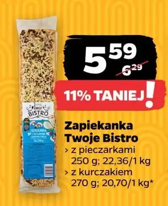 Netto Zapiekanka z kurczakiem oferta