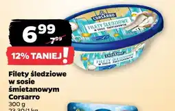 Netto Filety śledziowe w sosie śmietankowym Corsarro oferta