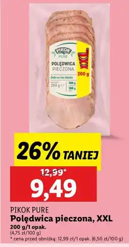 Lidl Polędwica pieczona Pikok pure oferta