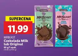 Lidl Czekolada original Mr beast oferta
