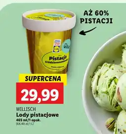 Lidl Lody pistacja kalifornijska Willisch oferta