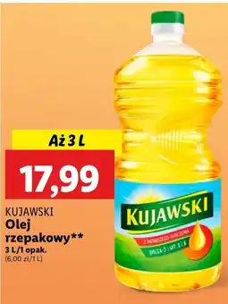 Lidl Olej rzepakowy Kujawski Kujawski kruszwica oferta