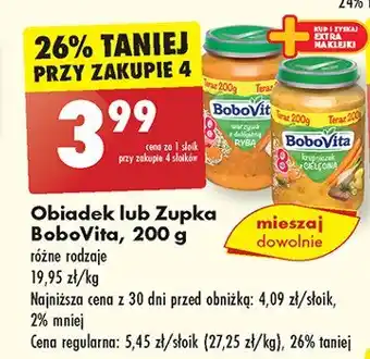 Biedronka Warzywa z delikatną rybą Bobovita oferta