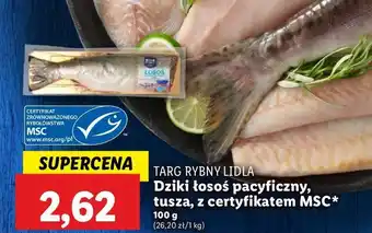 Lidl Łosoś pacyficzny tusza Rybny targ lidla oferta