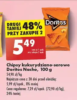 Biedronka Natchosy nacho cheese Doritos oferta