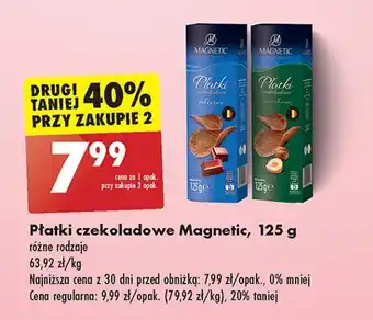 Biedronka Płatki czekoladowe orzechowe Magnetic oferta