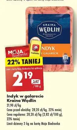 Biedronka Indyk w galarecie Kraina wędlin oferta