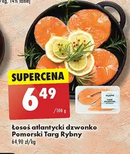 Biedronka Łosoś atlantycki dzownko Pomorski targ rybny oferta