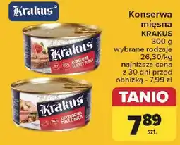 Carrefour Mielonka luksusowa wieprzowa Krakus Animex oferta