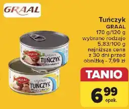 Tuńczyk kawałki w sosie własnym Graal