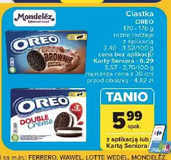 Carrefour Ciastka double crema Oreo oferta