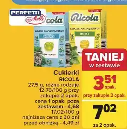 Carrefour Cukierki ziołowe alpejska świeżość Ricola oferta