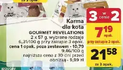 Carrefour Karma dla kota mus z wołowiną Purina Gourmet Revelations oferta