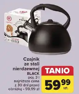 Carrefour Czajnik black 3 l Mg Home oferta