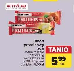 Carrefour Baton karmel-orzech Activlab oferta