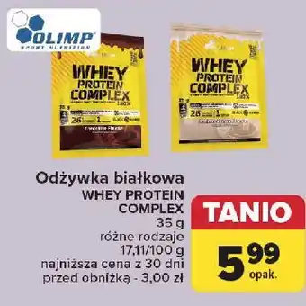 Carrefour Odżywka białkowa waniliowa Olimp Sport Nutrition Whey Protein Complex 100% oferta