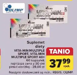 Carrefour Kapsułki z witaminami 40+ Olimp Sport Nutrition Vita-Min Multiple oferta