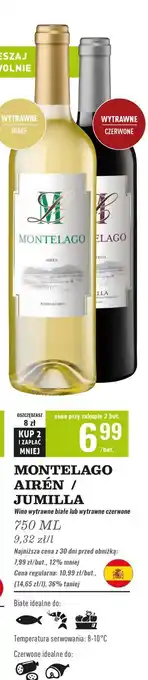 Biedronka Wino Montelago Airen oferta