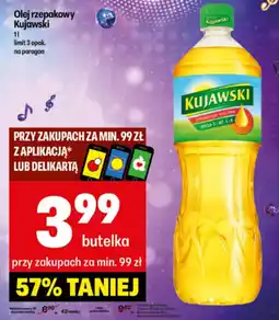 Delikatesy Centrum Olej rzepakowy Kujawski oferta