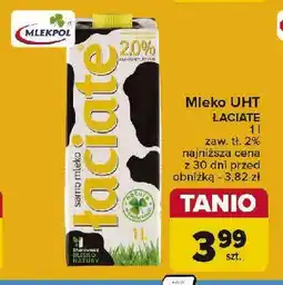 Carrefour Mleko 2% Łaciate oferta