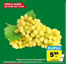 Carrefour Express Winogrona jasne oferta