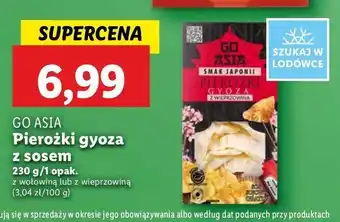 Lidl Pierożki gyoza z wołowiną Go asia oferta