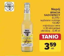 Carrefour Napój musujące jabłko i cytryna Bracia Sadownicy oferta