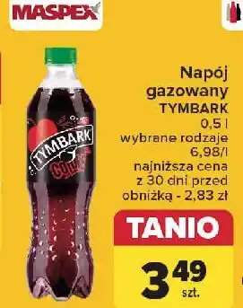 Carrefour Napój cola + wiśnia Tymbark Colove oferta