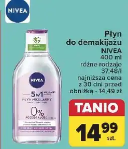 Płyn micelarny formuła 3w1 cera wrażliwa i nadwrażliwa Nivea Micellair