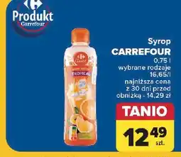 Carrefour Syrop tropical Carrefour oferta