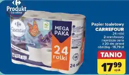 Carrefour Papier toaletowy Carrefour Essential oferta