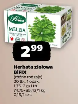 Netto Herbata ziołowa BIFIX oferta