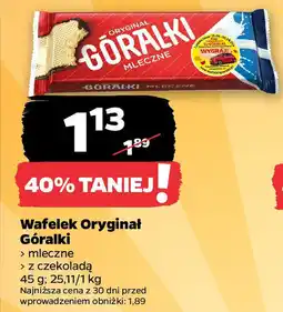 Netto Wafelek Oryginał Góralki oferta
