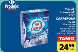 Carrefour Tabletki do zmywarek 7w1 Carrefour Expert oferta