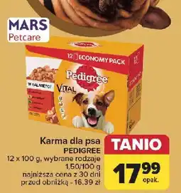 Carrefour Karma dla psa wołowina Pedigree oferta