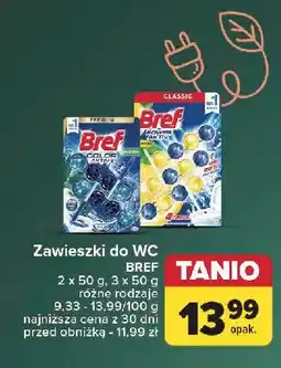 Carrefour Zawieszka do wc eukaliptus Bref Color Aktiv (Wcześniej Blue Active) oferta
