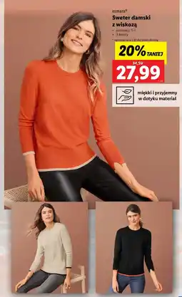 Lidl esmara Sweter damski z wiskozą oferta