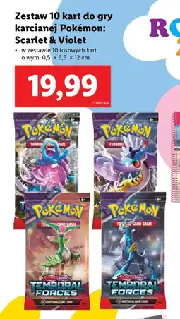Zestaw 10 kart do gry karcianej Pokémon: Scarlet & Violet