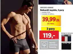 Lidl EMPORIO ARMANI Bokserki męskie oferta
