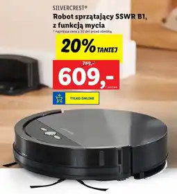 Lidl SILVERCREST Robot sprzątający SSWR B1 z funkcją mycia oferta