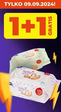 Dealz Chusteczki nawilżane zielone Hops Baby Pure oferta