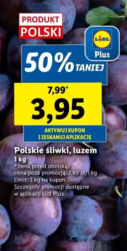 Lidl Śliwka polska oferta